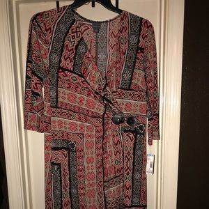 Covington multi color dress size 2X